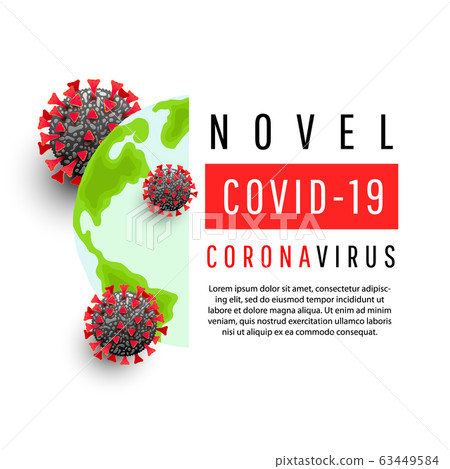 Novel Covid 19 coronavirus concept. Global world - Stock Illustration ...