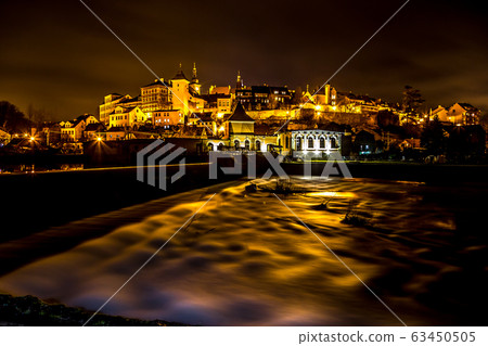 Night historical town Loket Night historical town Loket 63450505