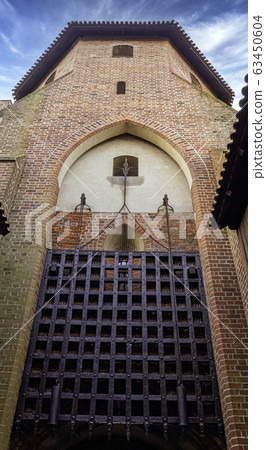 Castle of the Teutonic Order in Malbork - the largest castle in the world by land area in Malbork, Pomerania, Poland Castle of the Teutonic Order in Malbork - the largest castle in the world by land area in Malbork, Pomerania, Poland 63450604