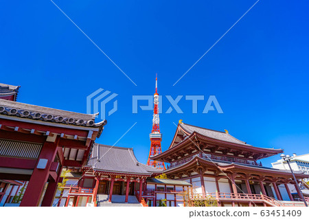 Zojoji Temple and Tokyo Tower [Tokyo] 63451409