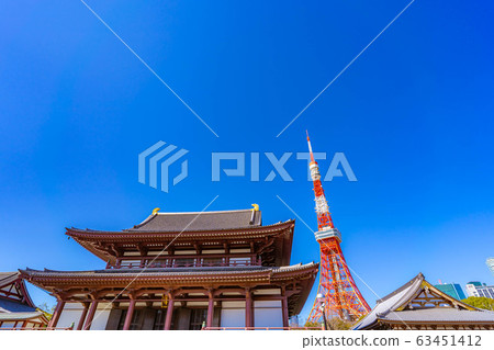 Zojoji Temple and Tokyo Tower [Tokyo] 63451412