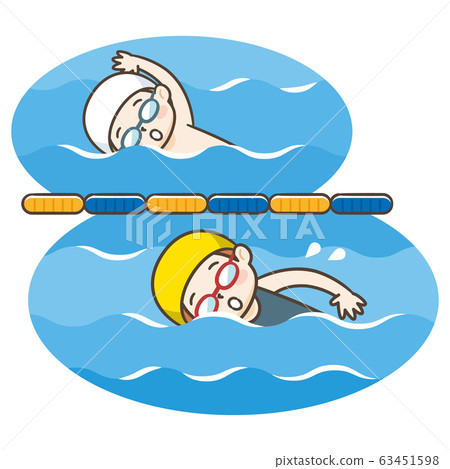 Swimming competition 63451598