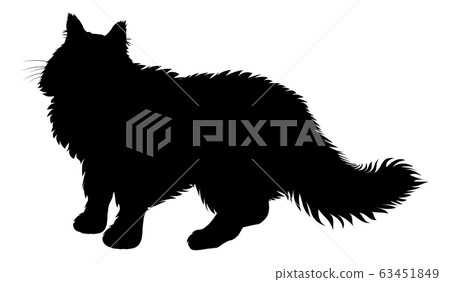 [Cat Silhouette] Forest Cat Maine Coon Ragdoll Persian Siberian Mustache 7 63451849