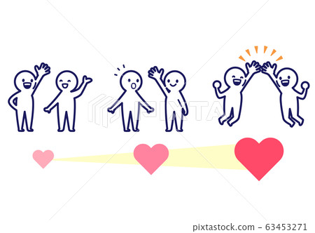 Simple contact effect ziance effect psychology simple deformation person 63453271
