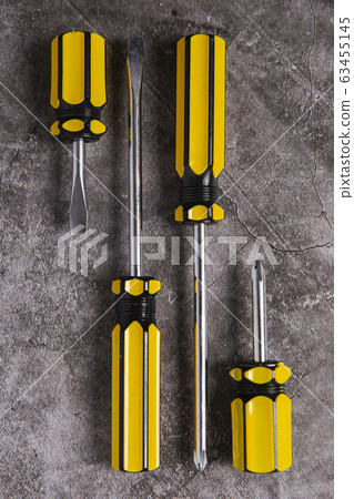 Hand work tools or construction tools top view 136 63455145