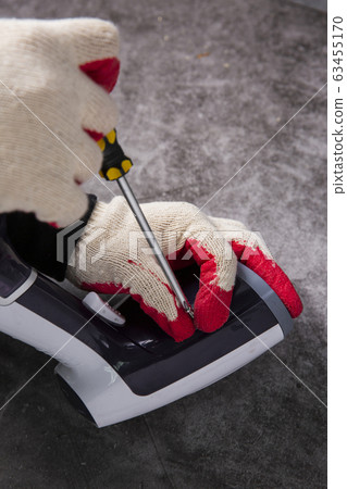 Hand work tools or construction tools top view 120 63455170