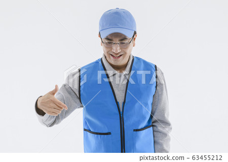 Portrait of young woman and man, part timer and owner 044 Portrait of young woman and man, part timer and owner 044 63455212