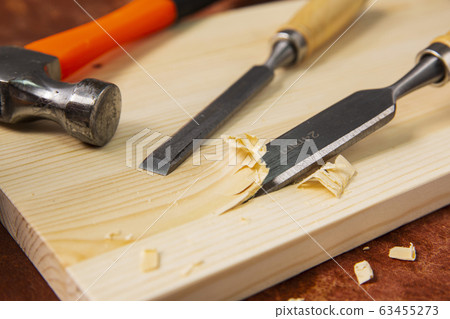 Hand work tools or construction tools top view 026 Hand work tools or construction tools top view 026 63455273