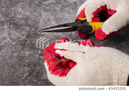 Hand work tools or construction tools top view 138 Hand work tools or construction tools top view 138 63455291