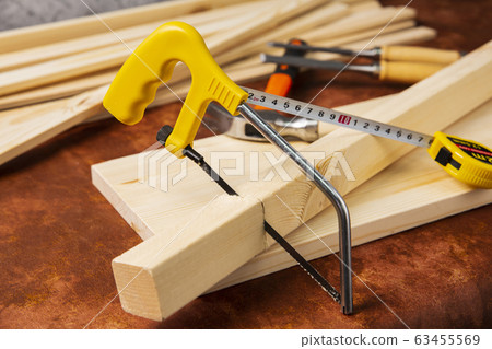 Hand work tools or construction tools top view 002 Hand work tools or construction tools top view 002 63455569