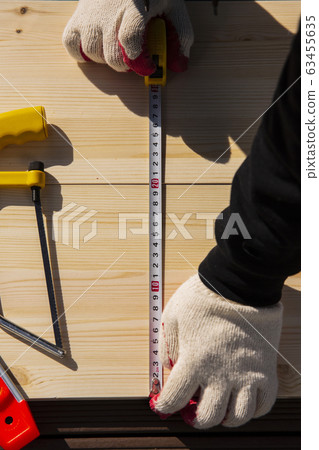 Hand work tools or construction tools top view 053 63455635