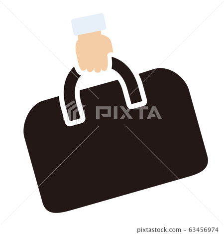 Hand with bag Hand with bag 63456974