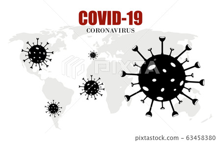 Coronavirus 2019-nCoV. Corona Virus Wuhan on world 63458380
