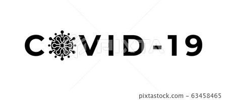 Pandemic Novel Coronavirus outbreak covid-19 2019-nCoV emblem 63458465