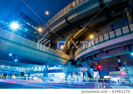 東京高速公路的夜景 63461270