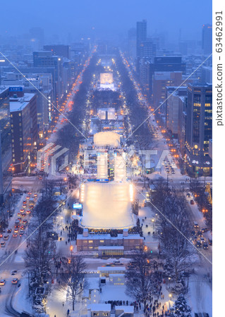 北海道_札幌冰雪節夜景 63462991