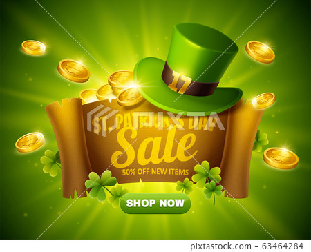 St. Patrick's day sale popup ads St. Patrick's day sale popup ads 63464284