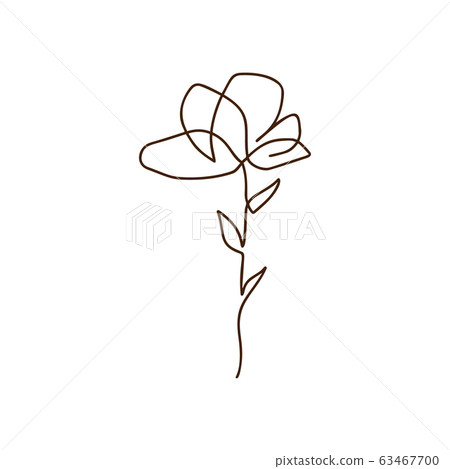 Flowers plant minimal tattoo vector t shirt printing design - Buy