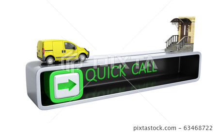 Fast Order Sign concept of fast order of express delivery at the - Stock Illustration ...