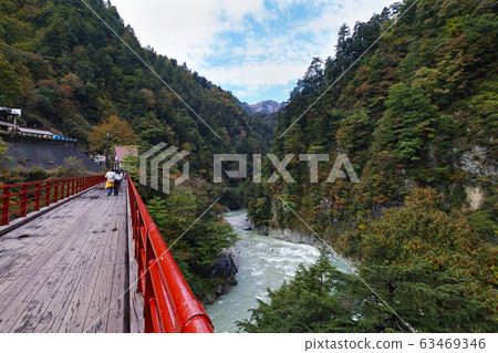 Toyama / Kurobe Gorge Railway Scenery around Keyakidaira Station Toyama / Kurobe Gorge Railway Scenery around Keyakidaira Station 63469346