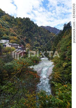 富國/黑部峽谷鐵路風景在Keyakidaira站附近 63469350