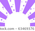 Purple radial semicircle background 63469376