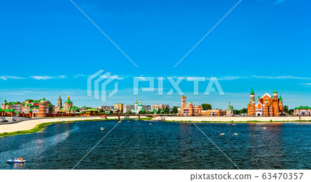 Cityscape of Yoshkar-Ola at the Malaya Kokshaga 63470357