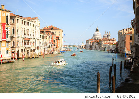 Canal Grande view, Venice, Italy. Italian landmark Canal Grande view, Venice, Italy. Italian landmark 63470802