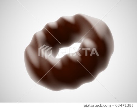 Chocolate cookies isolated on white background. Chocolate cookies isolated on white background. 63471395
