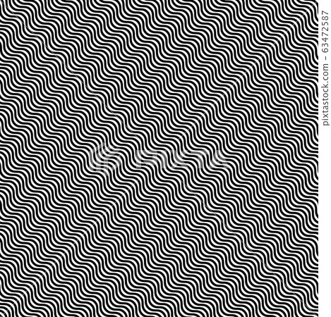 Black hypnotic waves seamless pattern white - Stock Illustration ...