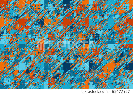 Modern glitch background. Color geometric abstract 63472597