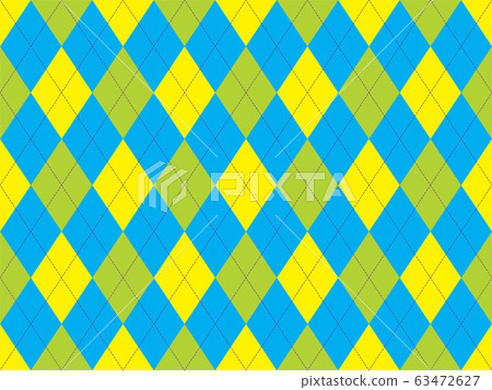 Argyle pattern seamless. Fabric texture 63472627