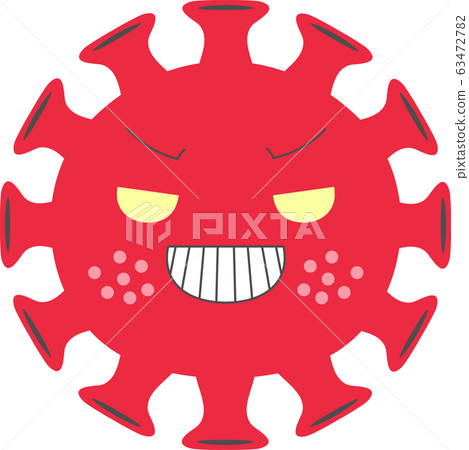 冠狀病毒病病原體新流感插圖 冠狀病毒病病原體新流感插圖 63472782