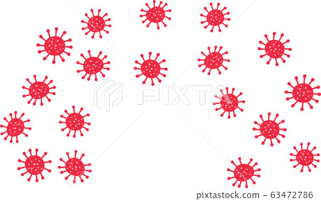 冠狀病毒病病原體新流感插圖 冠狀病毒病病原體新流感插圖 63472786