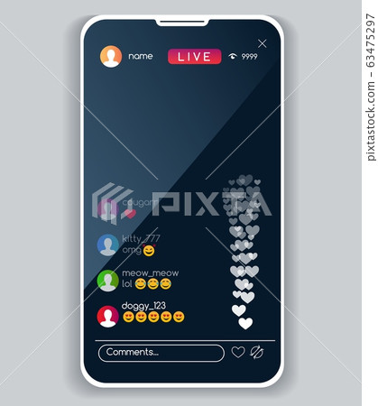 Mobile streaming interface 63475297