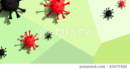 Viral epidemic influenza and Coronavirus concept Viral epidemic influenza and Coronavirus concept 63475488