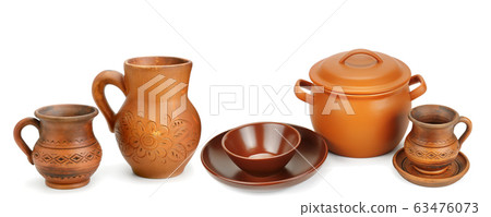 Ceramic kitchen tools - retro equipment of cooking Ceramic kitchen tools - retro equipment of cooking 63476073