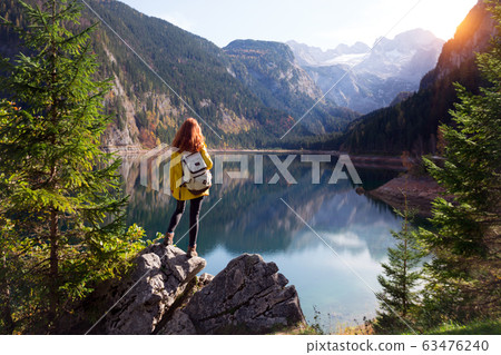 girl on the lake 63476240