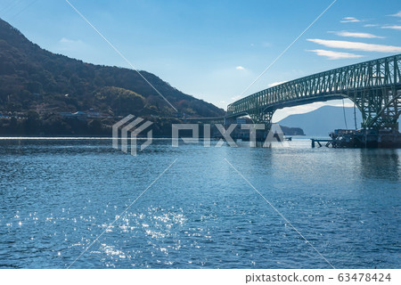 山口縣柳井市大島大橋大橋田瀨戶惠而浦 63478424