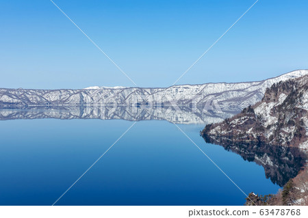 [青森縣十和田湖]十和田湖初春：從View湖看的十和田湖是一個廣闊的全景 63478768