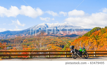 Autumn Mt.Ontake seen from Kuzo Pass 63479495