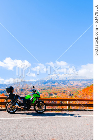 Autumn Mt.Ontake seen from Kuzo Pass Autumn Mt.Ontake seen from Kuzo Pass 63479516