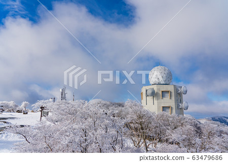 Mie Prefecture Winter Gozaisho Summit Rainfall Radar Rime Rime 63479686