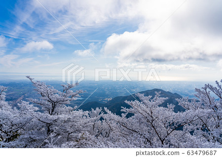Mie Prefecture Winter Gozaisho Summit View from the summit of rime 63479687