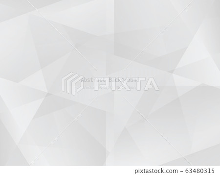Abstract geometric white and gray polygon or 63480315