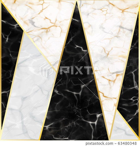 Marble texture with gold glitter strip line - Stock Illustration ...