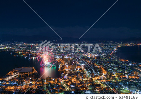 北海道_函館冬季焰火欣賞美景 北海道_函館冬季焰火欣賞美景 63481169