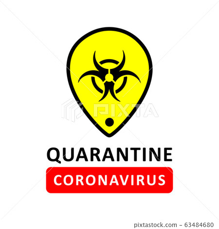 Coronavirus virus Covid-19 Cell Icon 2019-nCoV Novel China Coronavirus Virus. Quarantine No Infection and Stop Coronavirus Concepts. Dangerous Coronovirus Cell SARS for volunteers Quarantine No Panic 63484680