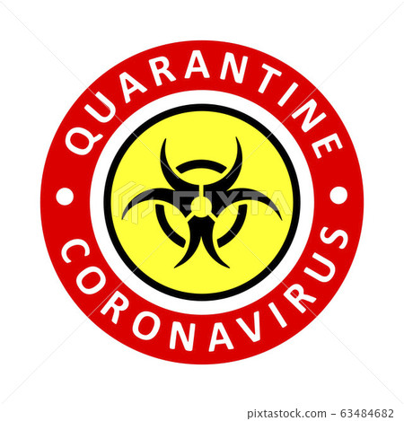 Coronavirus virus Covid-19 Cell Icon 2019-nCoV Novel China Coronavirus Virus. Quarantine No Infection and Stop Coronavirus Concepts. Dangerous Coronovirus Cell SARS for volunteers Quarantine No Panic 63484682