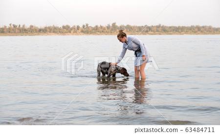 Walk with the dog Walk with the dog 63484711